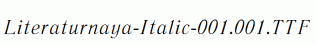 Literaturnaya-Italic-001.001.ttf