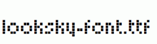 Looksky-Font.ttf