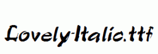 Lovely-Italic.ttf
