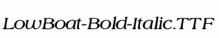 LowBoat-Bold-Italic.ttf