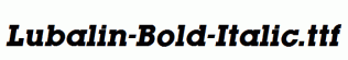 Lubalin-Bold-Italic.ttf