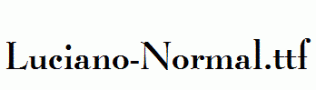 Luciano-Normal.ttf