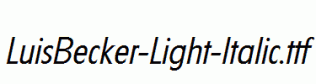 LuisBecker-Light-Italic.ttf