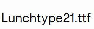 Lunchtype21.ttf