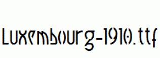 Luxembourg-1910.ttf
