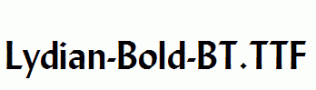 Lydian-Bold-BT.ttf