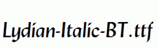 Lydian-Italic-BT.ttf