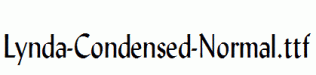 Lynda-Condensed-Normal.ttf