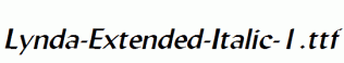 Lynda-Extended-Italic-1.ttf