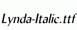 Lynda-Italic.ttf