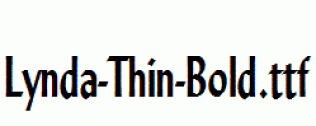 Lynda-Thin-Bold.ttf