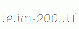 lelim-200.ttf