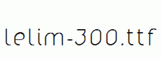 lelim-300.ttf