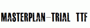 MASTERPLAN-TRIAL.ttf