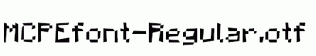 MCPEfont-Regular.otf