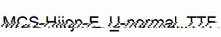 MCS-Hijon-E_U-normal..ttf