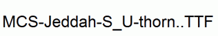 MCS-Jeddah-S_U-thorn..ttf