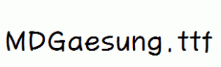 MDGaesung.ttf