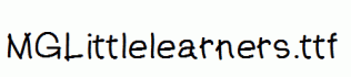 MGLittlelearners.ttf