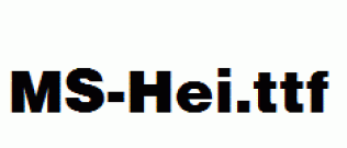 MS-Hei.ttf