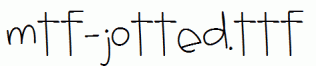 MTF-Jotted.ttf