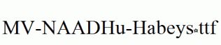 MV-NAADHu-Habeys.ttf