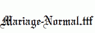 Mariage-Normal.ttf