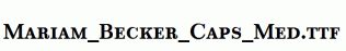 Mariam_Becker_Caps_Med.ttf