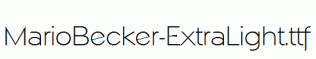 MarioBecker-ExtraLight.ttf