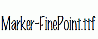 Marker-FinePoint.ttf