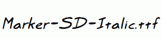 Marker-SD-Italic.ttf