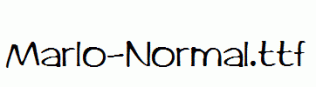 Marlo-Normal.ttf