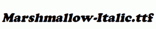 Marshmallow-Italic.ttf