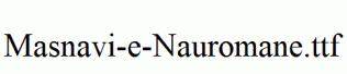 Masnavi-e-Nauromane.ttf