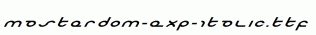 Masterdom-Exp-Italic.ttf