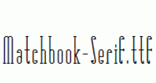 Matchbook-Serif.ttf