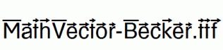 MathVector-Becker.ttf