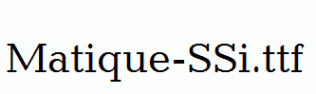 Matique-SSi.ttf