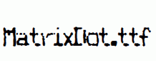 MatrixDot.ttf