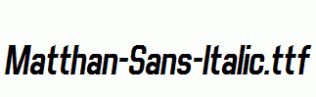 Matthan-Sans-Italic.ttf
