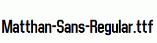 Matthan-Sans-Regular.ttf