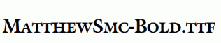MatthewSmc-Bold.ttf