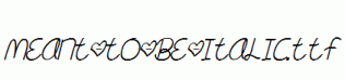 Meant-To-Be-Italic.ttf