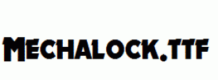 Mechalock.ttf