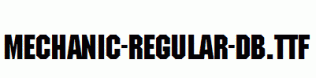 Mechanic-Regular-DB.ttf