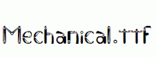 Mechanical.ttf