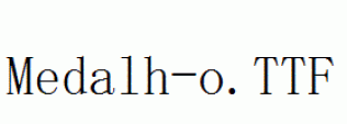 Medalh-o.ttf