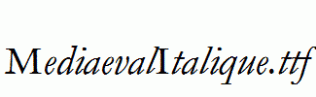 MediaevalItalique.ttf