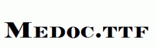 Medoc.ttf