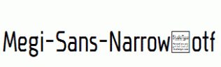 Megi-Sans-Narrow.otf